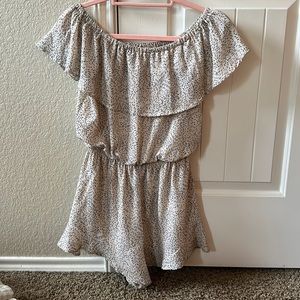 She + Skye Cream Romper